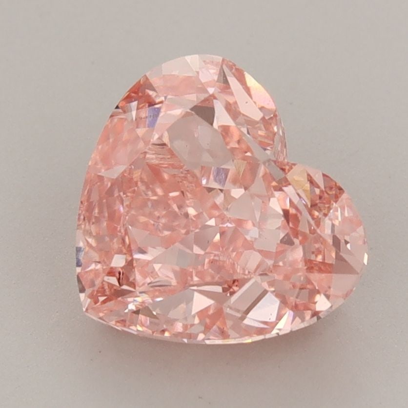Loose Diamond - HEART 2.5ct Fancy Vivid Pink VS1: Loose Diamond - HEART 2.5ct Fancy Vivid Pink VS1 Source: This is a real non-mined Diamond that has been grown in a lab Shape: HEART Carats: 2.5 Color: Fancy Vivid Pink Certification: IGI Video: