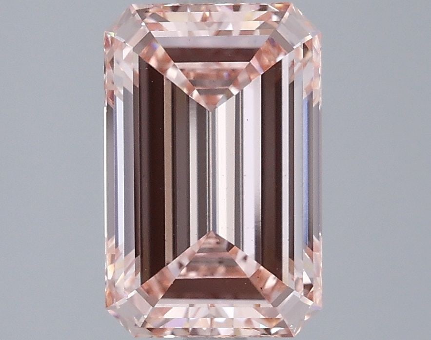 Loose Diamond - EMERALD 2.7ct Fancy Intense Pink VS1: Loose Diamond - EMERALD 2.7ct Fancy Intense Pink VS1 Source: This is a real non-mined Diamond that has been grown in a lab Shape: EMERALD Carats: 2.7 Color: Fancy Intense Pink Certification: IGI Video