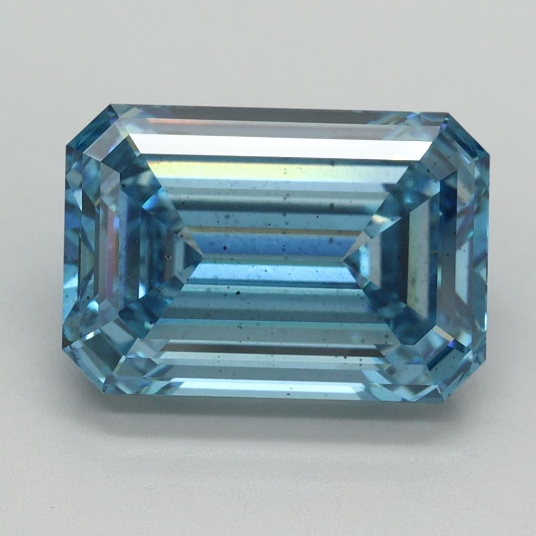 Loose Diamond - EMERALD 5.17ct Fancy Vivid Blue SI1 (1 of 1)