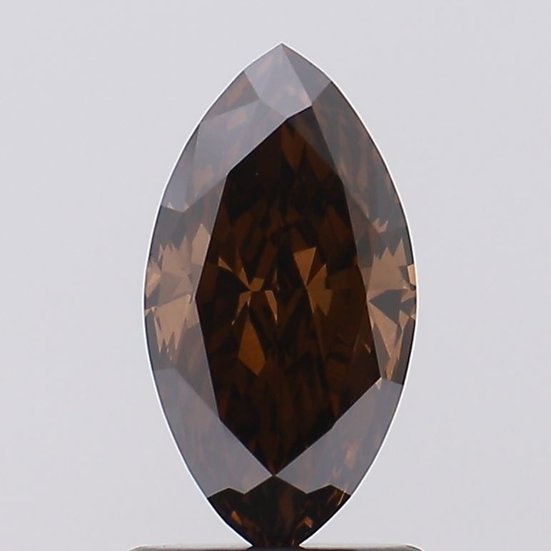 Loose Diamond - MARQUISE 1.18ct Fancy Deep Brown VS1: Loose Diamond - MARQUISE 1.18ct Fancy Deep Brown VS1 Source: This is a real non-mined Diamond that has been grown in a lab Shape: MARQUISE Carats: 1.18 Color: Fancy Deep Brown Certification: IGI Video
