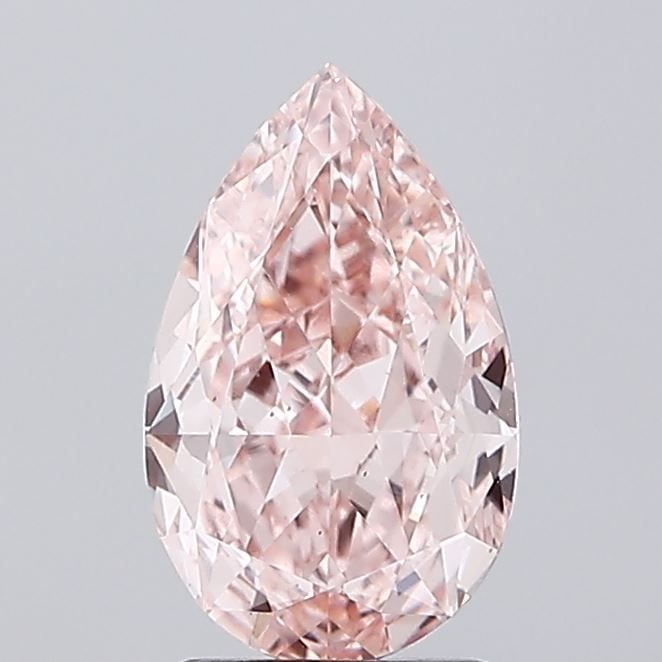 Loose Diamond - PEAR 1.84ct Fancy Intense Pink VS2: Loose Diamond - PEAR 1.84ct Fancy Intense Pink VS2 Source: This is a real non-mined Diamond that has been grown in a lab Shape: PEAR Carats: 1.84 Color: Fancy Intense Pink Certification: IGI Video: