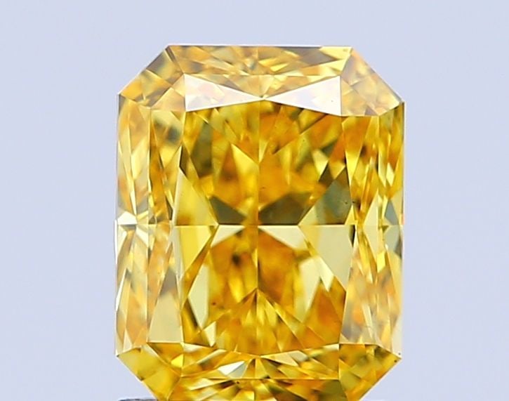 Loose Diamond - RADIANT 1.73ct Fancy Vivid Yellow VS2: Loose Diamond - RADIANT 1.73ct Fancy Vivid Yellow VS2 Source: This is a real non-mined Diamond that has been grown in a lab Shape: RADIANT Carats: 1.73 Color: Fancy Vivid Yellow Certification: IGI Vid