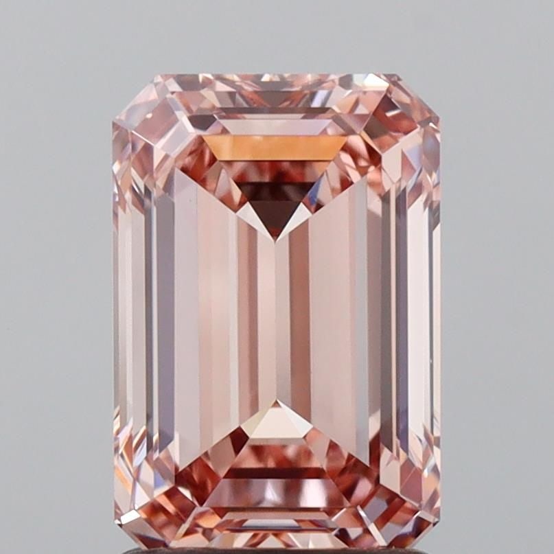 Loose Diamond - EMERALD 1.8ct Fancy Brownish Pink VVS2 (1 of 1)