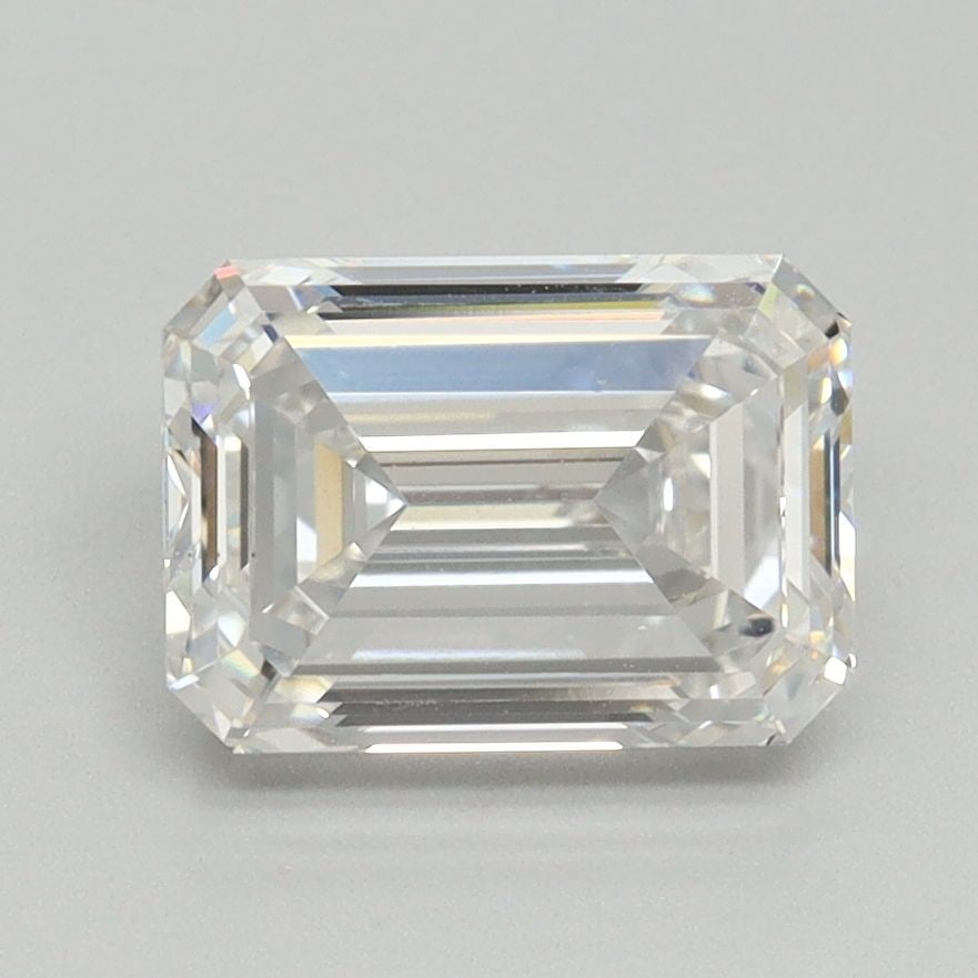 Loose Diamond - EMERALD 2.12ct E VS2: Loose Diamond - EMERALD 2.12ct E VS2 Source: This is a real non-mined Diamond that has been grown in a lab Shape: EMERALD Carats: 2.12 Color: E Clarity: VS2 Certification: NONE Video: