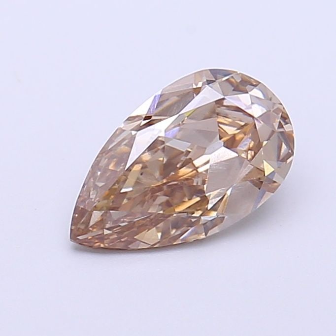 Loose Diamond - PEAR 1.09ct Fancy Light Brown VS2: Loose Diamond - PEAR 1.09ct Fancy Light Brown VS2 Source: This is a real non-mined Diamond that has been grown in a lab Shape: PEAR Carats: 1.09 Color: Fancy Light Brown Certification: IGI Video: