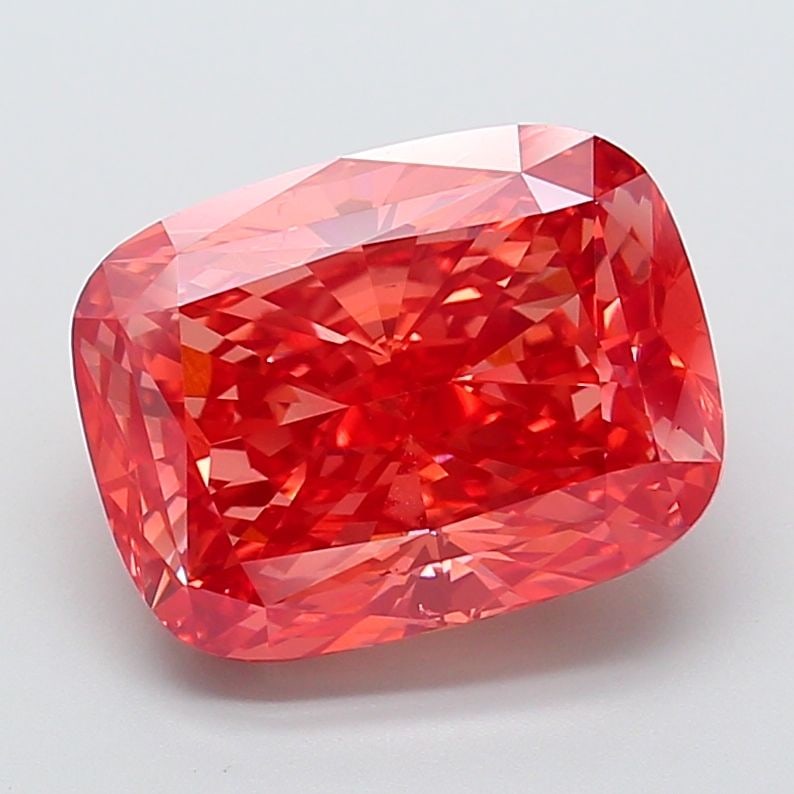 Loose Diamond - CUSHION MODIFIED 10.08ct Fancy Vivid Pink VS1: Loose Diamond - CUSHION MODIFIED 10.08ct Fancy Vivid Pink VS1 Source: This is a real non-mined Diamond that has been grown in a lab Shape: CUSHION MODIFIED Carats: 10.08 Color: Fancy Vivid Pink Certif