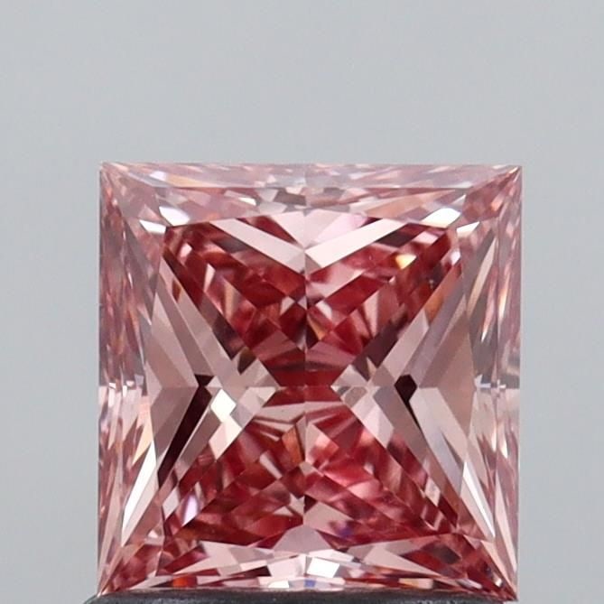 Loose Diamond - PRINCESS 1.01ct Fancy Intense Pink VS1 (1 of 1)