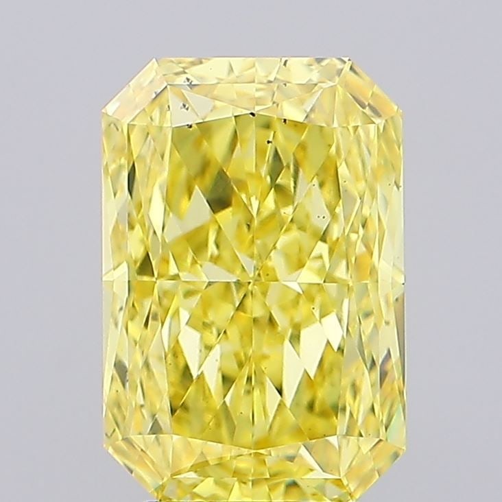 Loose Diamond - RADIANT 4.02ct Fancy Vivid Yellow VS2: Loose Diamond - RADIANT 4.02ct Fancy Vivid Yellow VS2 Source: This is a real non-mined Diamond that has been grown in a lab Shape: RADIANT Carats: 4.02 Color: Fancy Vivid Yellow Certification: IGI Vid