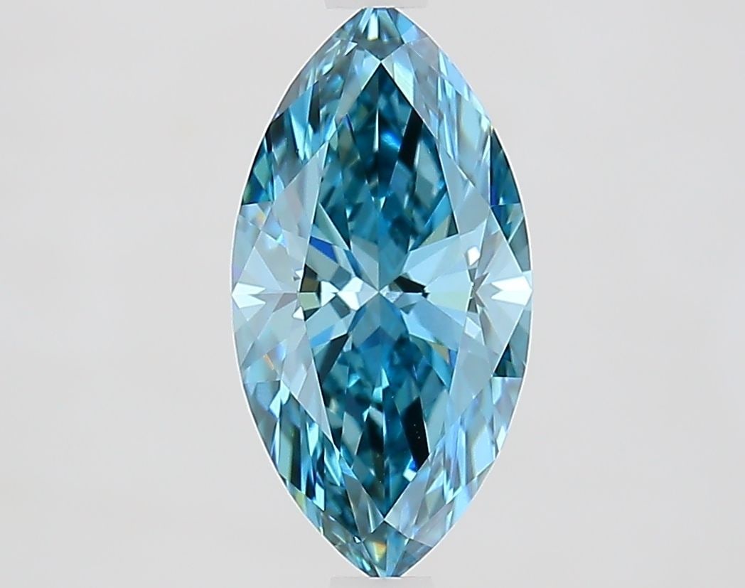 Loose Diamond - MARQUISE 1.81ct Fancy Vivid Blue VVS2: Loose Diamond - MARQUISE 1.81ct Fancy Vivid Blue VVS2 Source: This is a real non-mined Diamond that has been grown in a lab Shape: MARQUISE Carats: 1.81 Color: Fancy Vivid Blue Certification: IGI Vide