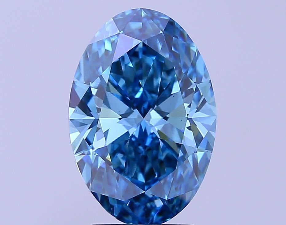 Loose Diamond - OVAL 3.72ct Fancy Vivid Blue VS2: Loose Diamond - OVAL 3.72ct Fancy Vivid Blue VS2 Source: This is a real non-mined Diamond that has been grown in a lab Shape: OVAL Carats: 3.72 Color: Fancy Vivid Blue Certification: IGI Video:
