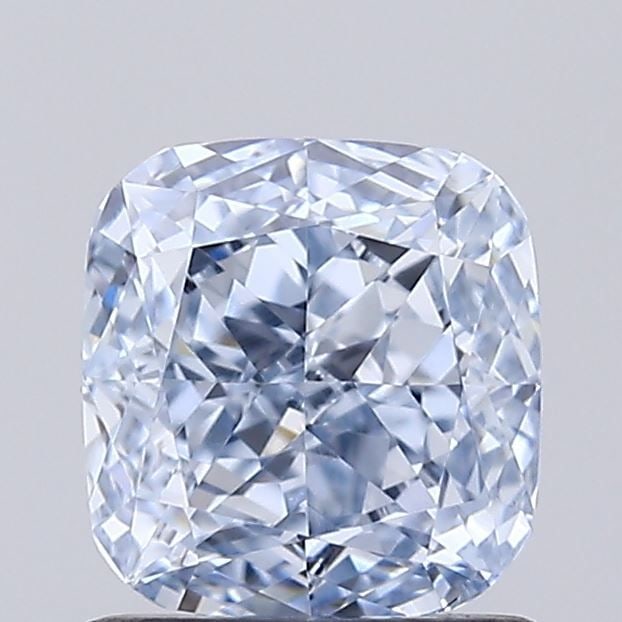 Loose Diamond - CUSHION MODIFIED 1.02ct Fancy Blue VS1: Loose Diamond - CUSHION MODIFIED 1.02ct Fancy Blue VS1 Source: This is a real non-mined Diamond that has been grown in a lab Shape: CUSHION MODIFIED Carats: 1.02 Color: Fancy Blue Certification: IGI