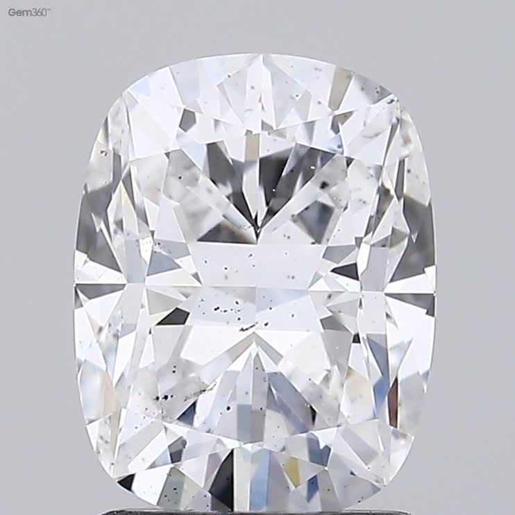Loose Diamond - CUSHION BRILLIANT 1.7ct D SI1: Loose Diamond - CUSHION BRILLIANT 1.7ct D SI1 Source: This is a real non-mined Diamond that has been grown in a lab Shape: CUSHION BRILLIANT Carats: 1.7 Color: D Clarity: SI1 Certification: GIA Video: