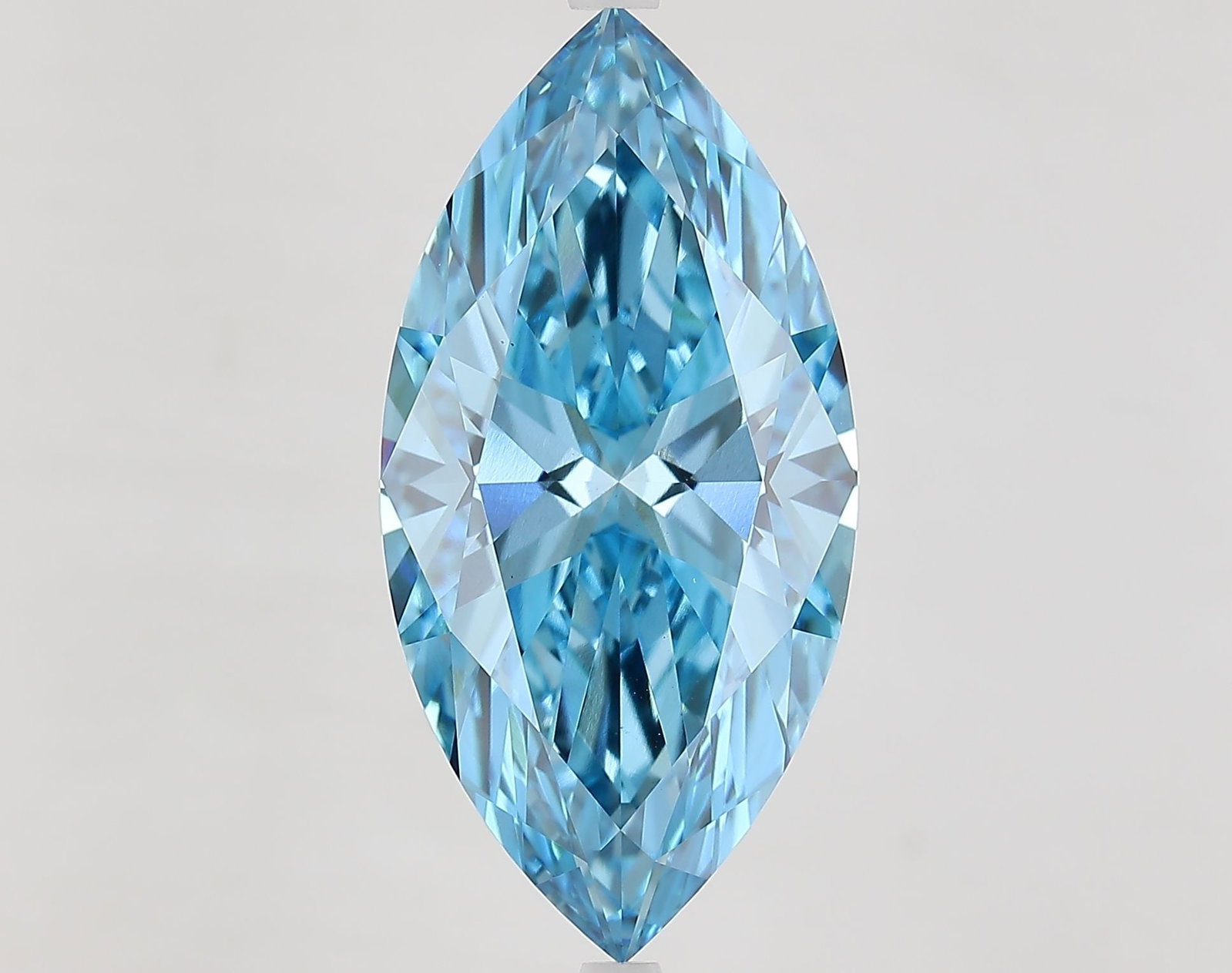 Loose Diamond - MARQUISE 9.55ct Fancy Vivid Blue VS1: Loose Diamond - MARQUISE 9.55ct Fancy Vivid Blue VS1 Source: This is a real non-mined Diamond that has been grown in a lab Shape: MARQUISE Carats: 9.55 Color: Fancy Vivid Blue Certification: IGI Video