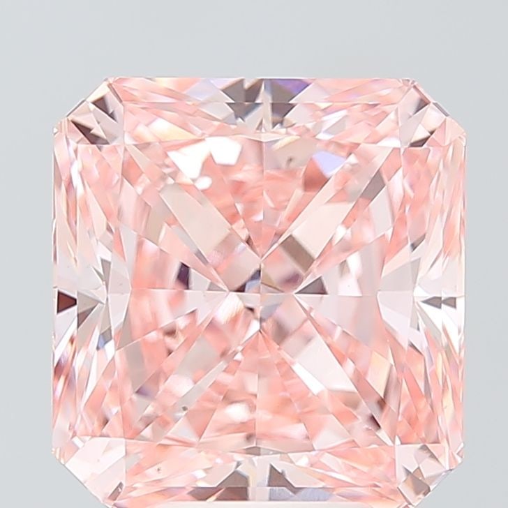 Loose Diamond - SQUARE RADIANT 7.0ct Fancy Vivid Pink VS1: Loose Diamond - SQUARE RADIANT 7.0ct Fancy Vivid Pink VS1 Source: This is a real non-mined Diamond that has been grown in a lab Shape: SQUARE RADIANT Carats: 7.0 Color: Fancy Vivid Pink Certification: