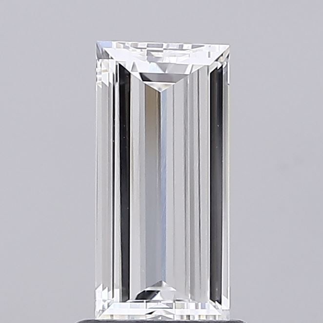 Loose Diamond - BAGUETTE 1.32ct F VVS2: Loose Diamond - BAGUETTE 1.32ct F VVS2 Source: This is a real non-mined Diamond that has been grown in a lab Shape: BAGUETTE Carats: 1.32 Color: F Clarity: VVS2 Certification: IGI Video: