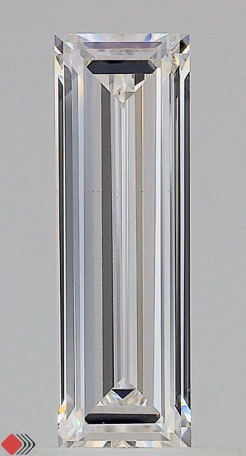 Loose Diamond - BAGUETTE 1.04ct F VVS2: Loose Diamond - BAGUETTE 1.04ct F VVS2 Source: This is a real non-mined Diamond that has been grown in a lab Shape: BAGUETTE Carats: 1.04 Color: F Clarity: VVS2 Certification: IGI Video: