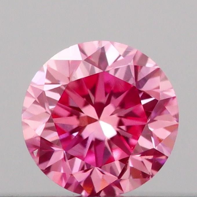 Loose Diamond - ROUND 0.17ct Fancy Vivid Pink VVS2: Loose Diamond - ROUND 0.17ct Fancy Vivid Pink VVS2 Source: This is a real non-mined Diamond that has been grown in a lab Shape: ROUND Carats: 0.17 Color: Fancy Vivid Pink Certification: IGI Video: