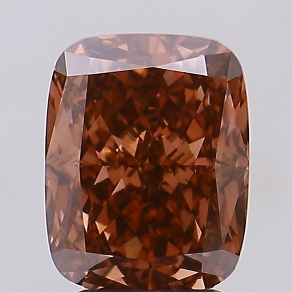 Loose Diamond - CUSHION MODIFIED 3.14ct Fancy Brown VS1: Loose Diamond - CUSHION MODIFIED 3.14ct Fancy Brown VS1 Source: This is a real non-mined Diamond that has been grown in a lab Shape: CUSHION MODIFIED Carats: 3.14 Color: Fancy Brown Certification: IGI