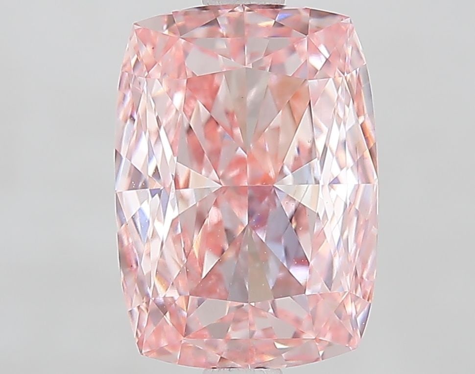 Loose Diamond - CUSHION MODIFIED 3.01ct Fancy Vivid Pink VS1: Loose Diamond - CUSHION MODIFIED 3.01ct Fancy Vivid Pink VS1 Source: This is a real non-mined Diamond that has been grown in a lab Shape: CUSHION MODIFIED Carats: 3.01 Color: Fancy Vivid Pink Certific