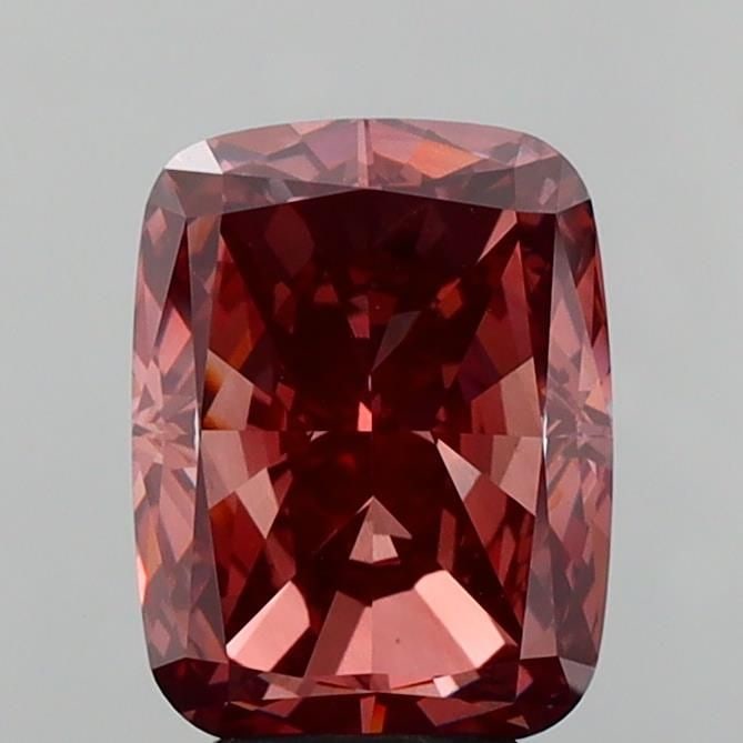 Loose Diamond - CUSHION MODIFIED 5.29ct Fancy Vivid Brown Pink VVS2: Loose Diamond - CUSHION MODIFIED 5.29ct Fancy Vivid Brown Pink VVS2 Source: This is a real non-mined Diamond that has been grown in a lab Shape: CUSHION MODIFIED Carats: 5.29 Color: Fancy Vivid Brown 