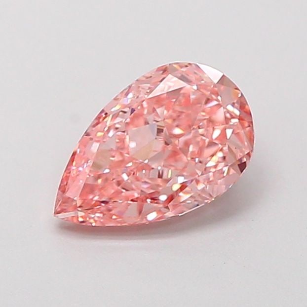 Loose Diamond - PEAR 1.01ct Fancy Vivid Pink VS1: Loose Diamond - PEAR 1.01ct Fancy Vivid Pink VS1 Source: This is a real non-mined Diamond that has been grown in a lab Shape: PEAR Carats: 1.01 Color: Fancy Vivid Pink Certification: IGI Video: