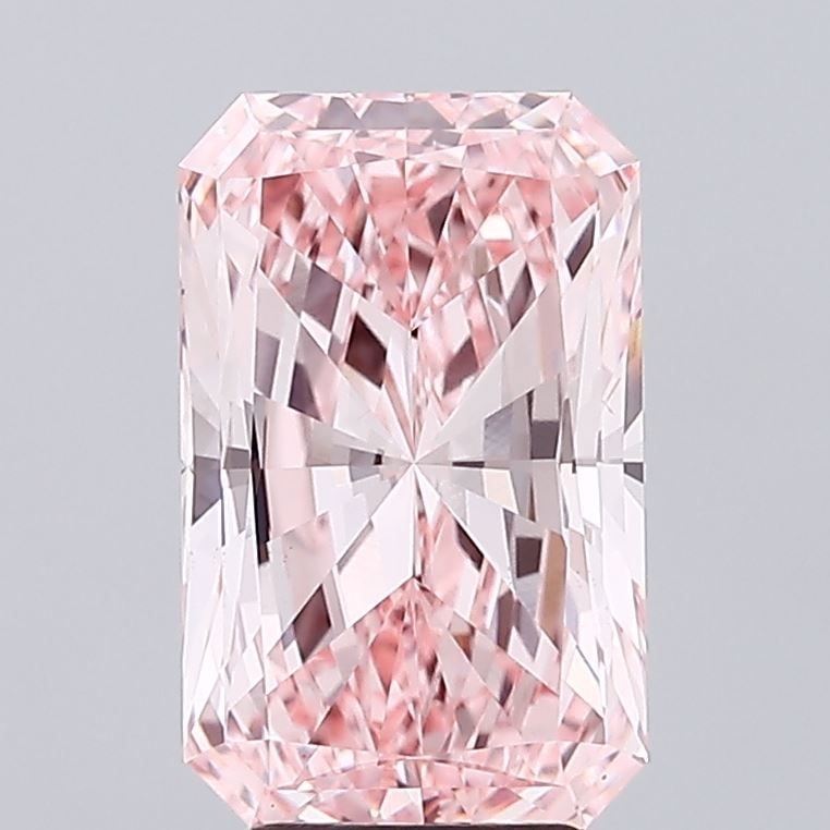 Loose Diamond - RADIANT 4.0ct Fancy Vivid Pink VS1: Loose Diamond - RADIANT 4.0ct Fancy Vivid Pink VS1 Source: This is a real non-mined Diamond that has been grown in a lab Shape: RADIANT Carats: 4.0 Color: Fancy Vivid Pink Certification: IGI Video: