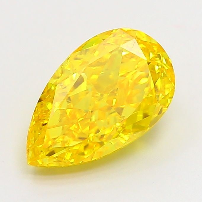 Loose Diamond - PEAR 2.04ct Fancy Vivid Yellow VVS2: Loose Diamond - PEAR 2.04ct Fancy Vivid Yellow VVS2 Source: This is a real non-mined Diamond that has been grown in a lab Shape: PEAR Carats: 2.04 Color: Fancy Vivid Yellow Certification: IGI Video: