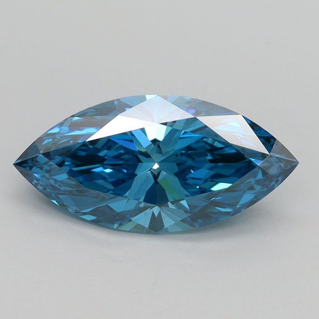 Loose Diamond - MARQUISE 2.0ct Fancy Vivid Blue VS2: Loose Diamond - MARQUISE 2.0ct Fancy Vivid Blue VS2 Source: This is a real non-mined Diamond that has been grown in a lab Shape: MARQUISE Carats: 2.0 Color: Fancy Vivid Blue Certification: IGI Video: