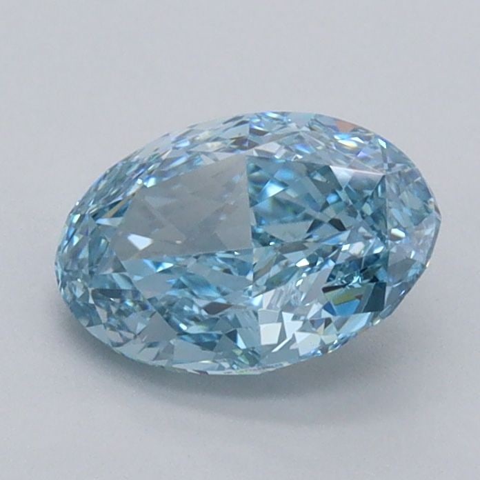 Loose Diamond - OVAL 1.06ct Fancy Vivid Blue VVS1: Loose Diamond - OVAL 1.06ct Fancy Vivid Blue VVS1 Source: This is a real non-mined Diamond that has been grown in a lab Shape: OVAL Carats: 1.06 Color: Fancy Vivid Blue Certification: IGI Video: