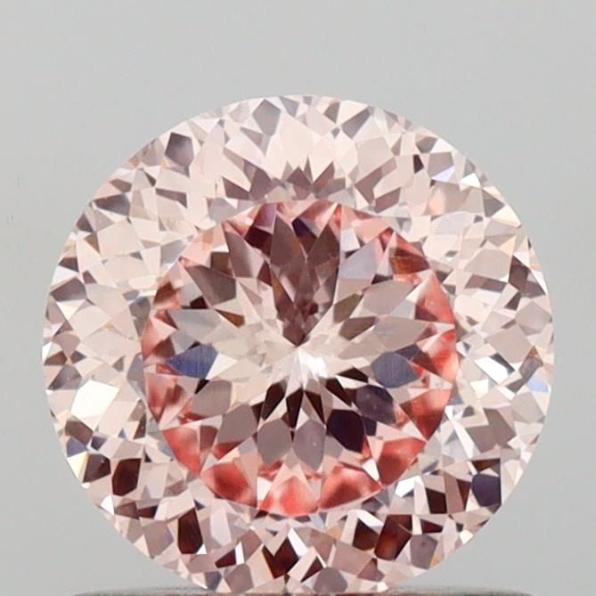 Loose Diamond - ROUND 0.9ct Fancy Pink VS1: Loose Diamond - ROUND 0.9ct Fancy Pink VS1 Source: This is a real non-mined Diamond that has been grown in a lab Shape: ROUND Carats: 0.9 Color: Fancy Pink Certification: IGI Video: