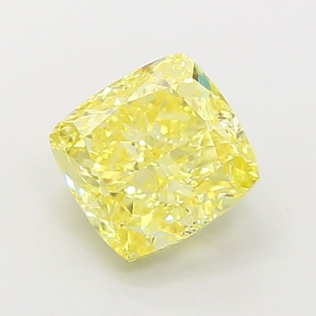 Loose Diamond - CUSHION MODIFIED 1.78ct Fancy Intense Yellow VS1: Loose Diamond - CUSHION MODIFIED 1.78ct Fancy Intense Yellow VS1 Source: This is a real non-mined Diamond that has been grown in a lab Shape: CUSHION MODIFIED Carats: 1.78 Color: Fancy Intense Yellow 