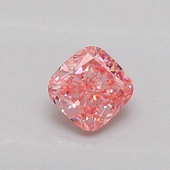 Loose Diamond - CUSHION MODIFIED 0.19ct Fancy Vivid Pink VS2: Loose Diamond - CUSHION MODIFIED 0.19ct Fancy Vivid Pink VS2 Source: This is a real non-mined Diamond that has been grown in a lab Shape: CUSHION MODIFIED Carats: 0.19 Color: Fancy Vivid Pink Certific