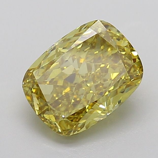 Loose Diamond - CUSHION MODIFIED 2.59ct Fancy Intense Yellow VS2: Loose Diamond - CUSHION MODIFIED 2.59ct Fancy Intense Yellow VS2 Source: This is a real non-mined Diamond that has been grown in a lab Shape: CUSHION MODIFIED Carats: 2.59 Color: Fancy Intense Yellow 