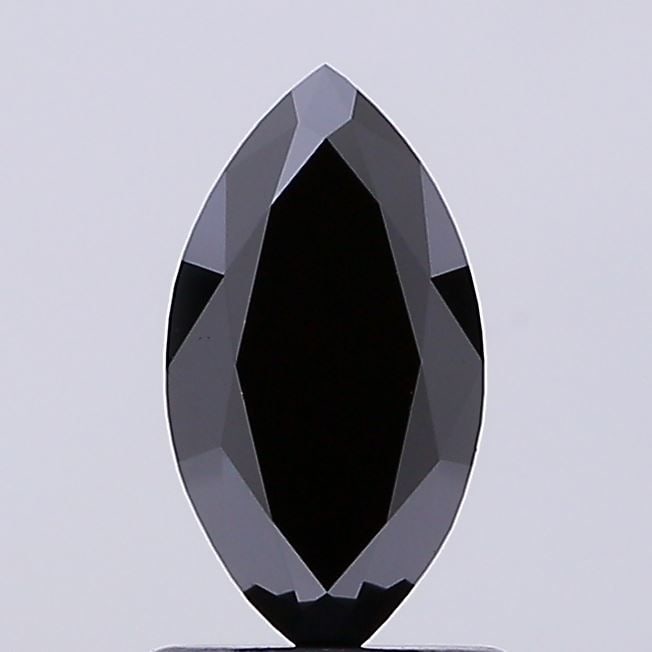 Loose Diamond - MARQUISE 0.96ct Fancy Vivid Black VS1: Loose Diamond - MARQUISE 0.96ct Fancy Vivid Black VS1 Source: This is a real non-mined Diamond that has been grown in a lab Shape: MARQUISE Carats: 0.96 Color: Fancy Vivid Black Certification: NONE Vi