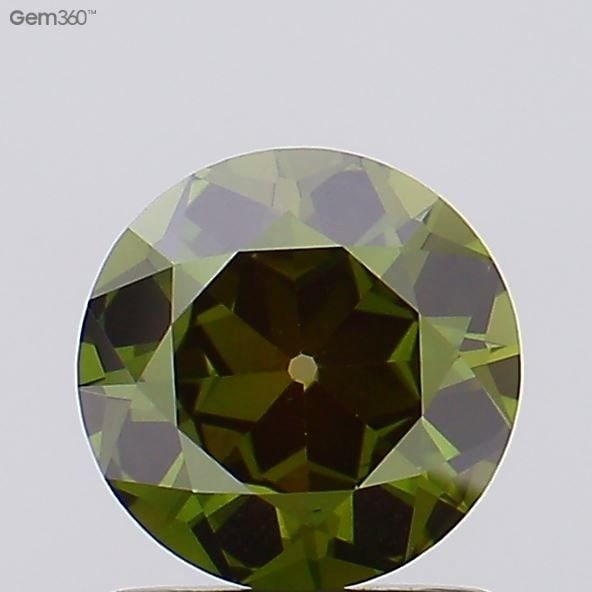 Loose Diamond - EUROPEAN CUT 0.74ct Fancy Vivid Green VS1: Loose Diamond - EUROPEAN CUT 0.74ct Fancy Vivid Green VS1 Source: This is a real non-mined Diamond that has been grown in a lab Shape: EUROPEAN CUT Carats: 0.74 Color: Fancy Vivid Green