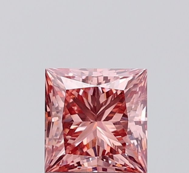 Loose Diamond - PRINCESS 1.07ct Fancy Intense Brownish Pink SI1 (1 of 1)