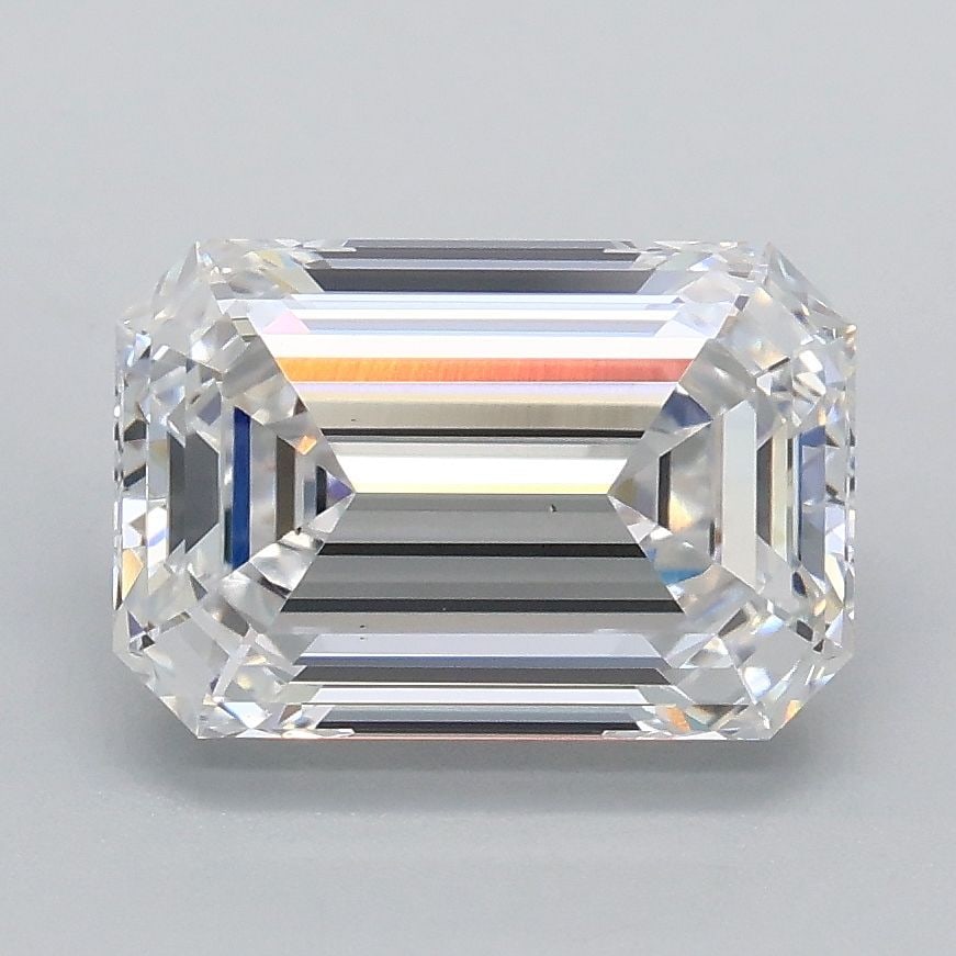Loose Diamond - EMERALD 2.08ct E VS1: Loose Diamond - EMERALD 2.08ct E VS1 Source: This is a real non-mined Diamond that has been grown in a lab Shape: EMERALD Carats: 2.08 Color: E Clarity: VS1 Certification: IGI Video: