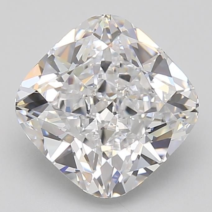 Loose Diamond - CUSHION BRILLIANT 2.63ct D VVS1: Loose Diamond - CUSHION BRILLIANT 2.63ct D VVS1 Source: This is a real non-mined Diamond that has been grown in a lab Shape: CUSHION BRILLIANT Carats: 2.63 Color: D Clarity: VVS1 Certification: GIA Vi
