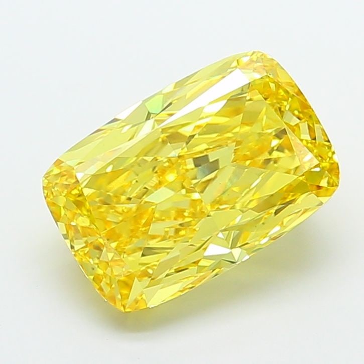 Loose Diamond - CUSHION MODIFIED 10.04ct Fancy Vivid Yellow VS1: Loose Diamond - CUSHION MODIFIED 10.04ct Fancy Vivid Yellow VS1 Source: This is a real non-mined Diamond that has been grown in a lab Shape: CUSHION MODIFIED Carats: 10.04 Color: Fancy Vivid Yellow Ce