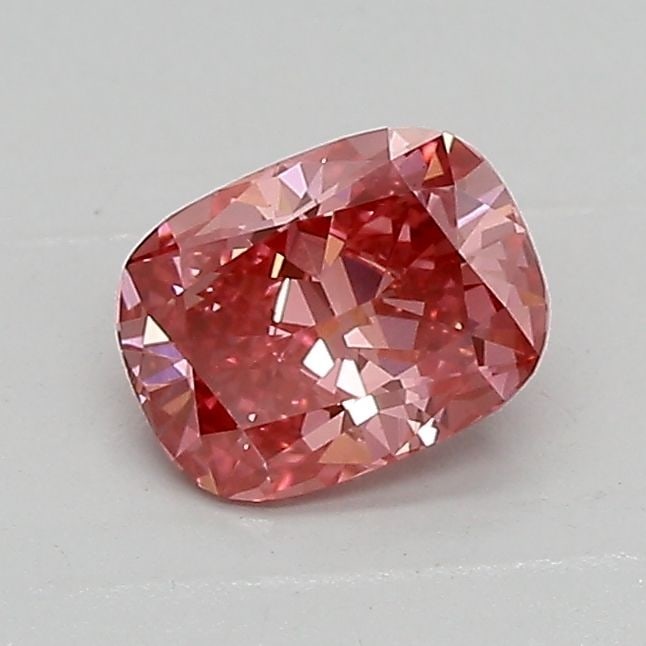 Loose Diamond - CUSHION MODIFIED 0.65ct Fancy Vivid Pink VS2: Loose Diamond - CUSHION MODIFIED 0.65ct Fancy Vivid Pink VS2 Source: This is a real non-mined Diamond that has been grown in a lab Shape: CUSHION MODIFIED Carats: 0.65 Color: Fancy Vivid Pink Certific