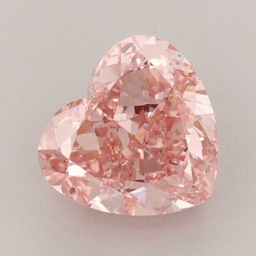 Loose Diamond - HEART 2.76ct Fancy Vivid Pink VS1: Loose Diamond - HEART 2.76ct Fancy Vivid Pink VS1 Source: This is a real non-mined Diamond that has been grown in a lab Shape: HEART Carats: 2.76 Color: Fancy Vivid Pink Certification: IGI Video:
