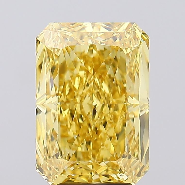 Loose Diamond - RADIANT 6.02ct Fancy Vivid Yellow VS1: Loose Diamond - RADIANT 6.02ct Fancy Vivid Yellow VS1 Source: This is a real non-mined Diamond that has been grown in a lab Shape: RADIANT Carats: 6.02 Color: Fancy Vivid Yellow Certification: IGI Vid
