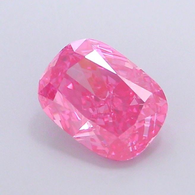 Loose Diamond - CUSHION MODIFIED 1.28ct Fancy Vivid Pink VS1: Loose Diamond - CUSHION MODIFIED 1.28ct Fancy Vivid Pink VS1 Source: This is a real non-mined Diamond that has been grown in a lab Shape: CUSHION MODIFIED Carats: 1.28 Color: Fancy Vivid Pink Certific