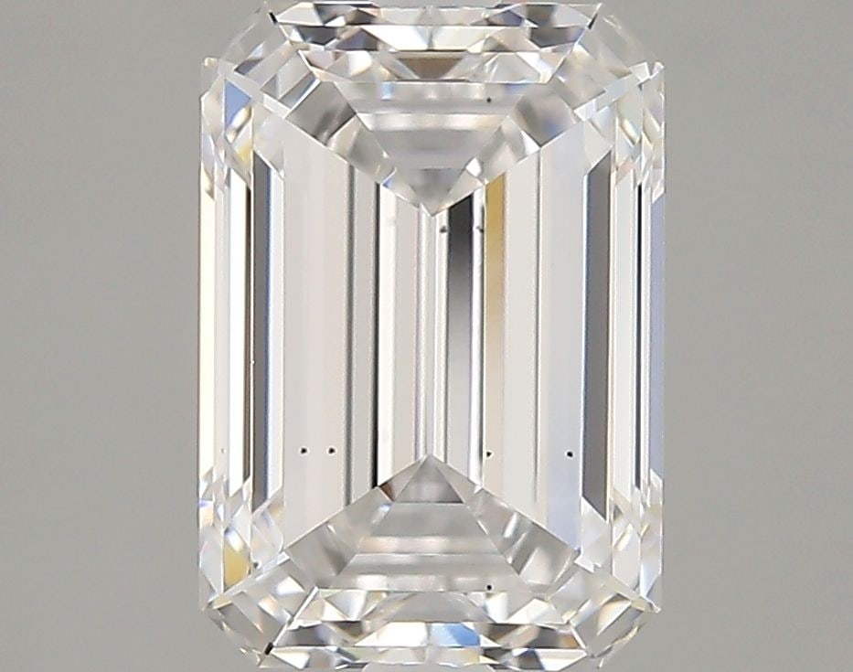Loose Diamond - EMERALD 2.5ct D VS2: Loose Diamond - EMERALD 2.5ct D VS2 Source: This is a real non-mined Diamond that has been grown in a lab Shape: EMERALD Carats: 2.5 Color: D Clarity: VS2 Certification: IGI Video: