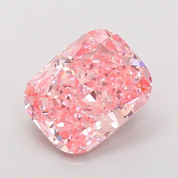 Loose Diamond - CUSHION MODIFIED 5.06ct Fancy Vivid Pink VS2: Loose Diamond - CUSHION MODIFIED 5.06ct Fancy Vivid Pink VS2 Source: This is a real non-mined Diamond that has been grown in a lab Shape: CUSHION MODIFIED Carats: 5.06 Color: Fancy Vivid Pink Certific
