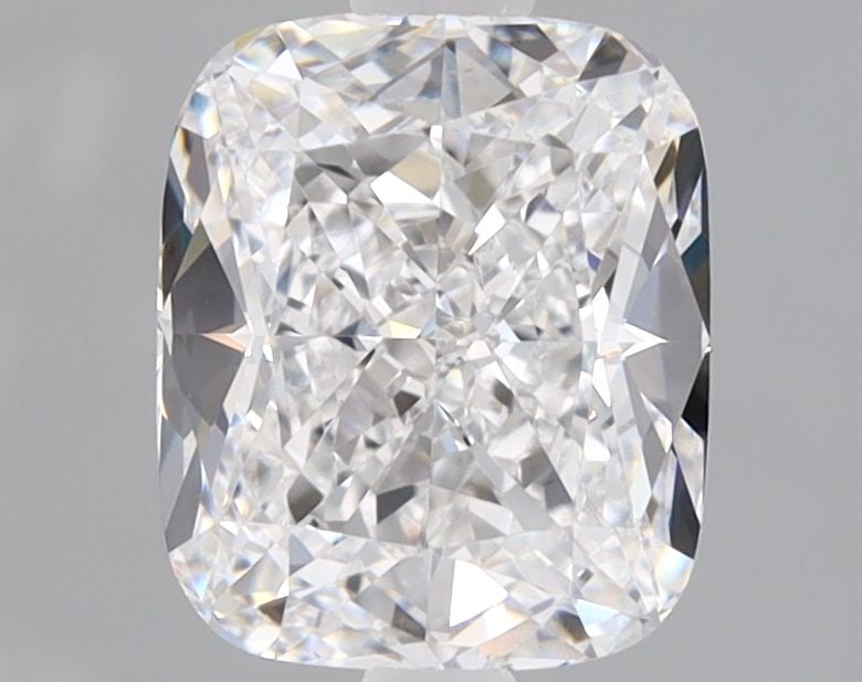 Loose Diamond - CUSHION BRILLIANT 1.54ct D VVS2: Loose Diamond - CUSHION BRILLIANT 1.54ct D VVS2 Source: This is a real non-mined Diamond that has been grown in a lab Shape: CUSHION BRILLIANT Carats: 1.54 Color: D Clarity: VVS2 Certification: IGI Th