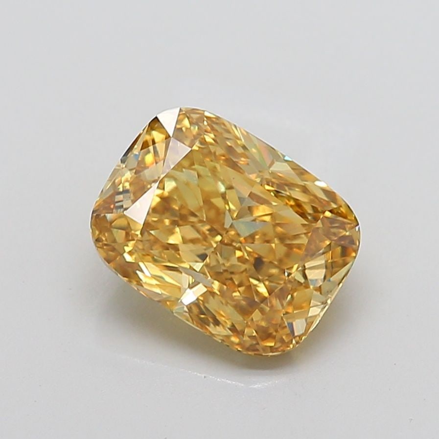 Loose Diamond - CUSHION MODIFIED 5.0ct Fancy Intense Yellow VS1: Loose Diamond - CUSHION MODIFIED 5.0ct Fancy Intense Yellow VS1 Source: This is a real non-mined Diamond that has been grown in a lab Shape: CUSHION MODIFIED Carats: 5.0 Color: Fancy Intense Yellow Ce