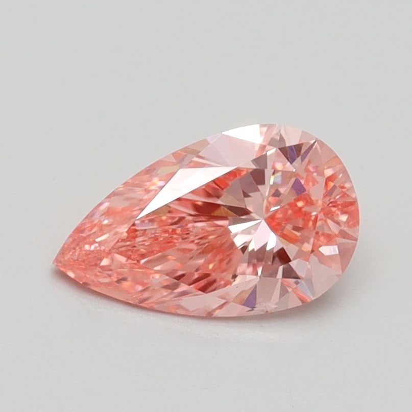 Loose Diamond - PEAR 0.74ct Fancy Vivid Pink SI1: Loose Diamond - PEAR 0.74ct Fancy Vivid Pink SI1 Source: This is a real non-mined Diamond that has been grown in a lab Shape: PEAR Carats: 0.74 Color: Fancy Vivid Pink Certification: IGI Video: