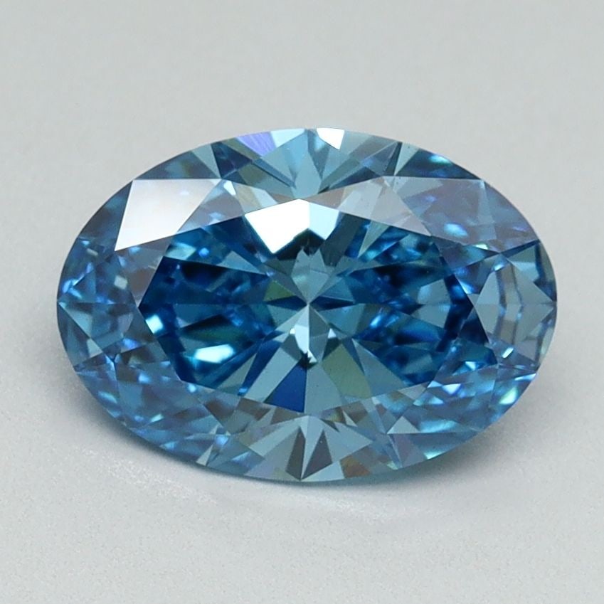 Loose Diamond - OVAL 1.5ct Fancy Vivid Blue VS1: Loose Diamond - OVAL 1.5ct Fancy Vivid Blue VS1 Source: This is a real non-mined Diamond that has been grown in a lab Shape: OVAL Carats: 1.5 Color: Fancy Vivid Blue Certification: IGI Video: