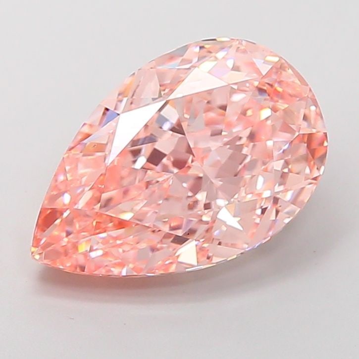 Loose Diamond - PEAR 7.07ct Fancy Vivid Pink VVS2: Loose Diamond - PEAR 7.07ct Fancy Vivid Pink VVS2 Source: This is a real non-mined Diamond that has been grown in a lab Shape: PEAR Carats: 7.07 Color: Fancy Vivid Pink Certification: IGI Video: